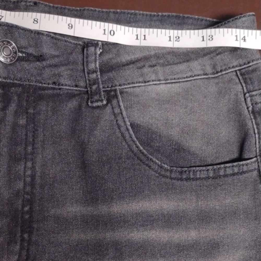 ROMWE Y2K Hippie style,Black Flare Jeans with Embroidery - Picture 8 of 14